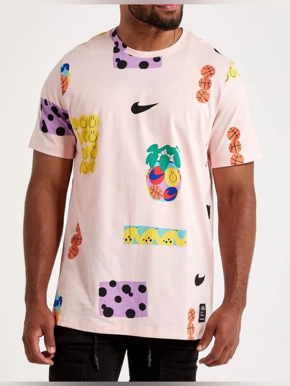 Nike Sportswear Artist Collection Graphic T-Shirt Pink Oxford Men’s S